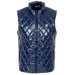G/FORE Quilted Coated Nylon Wool Lined Puffer Vest