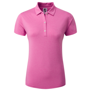 FootJoy Heather Self Collar Ladies Golf Polo Shirt