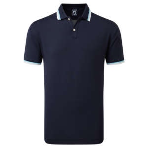 FootJoy Solid Golf Polo Shirt with Trim