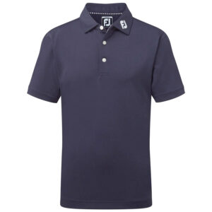 FootJoy Stretch Pique Solid Junior Golf Polo Shirt