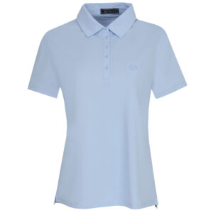 G/FORE Embossed Logo Pique Ladies Polo Shirt