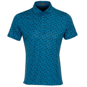 G/FORE Skull & T's Scribble Print Polo Shirt